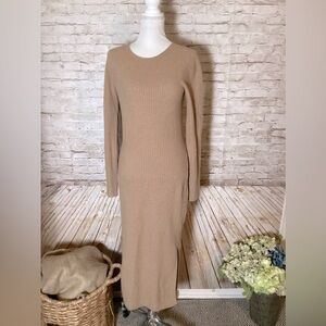 Wilfred Aritzia Le fou carmel Sweaterdress